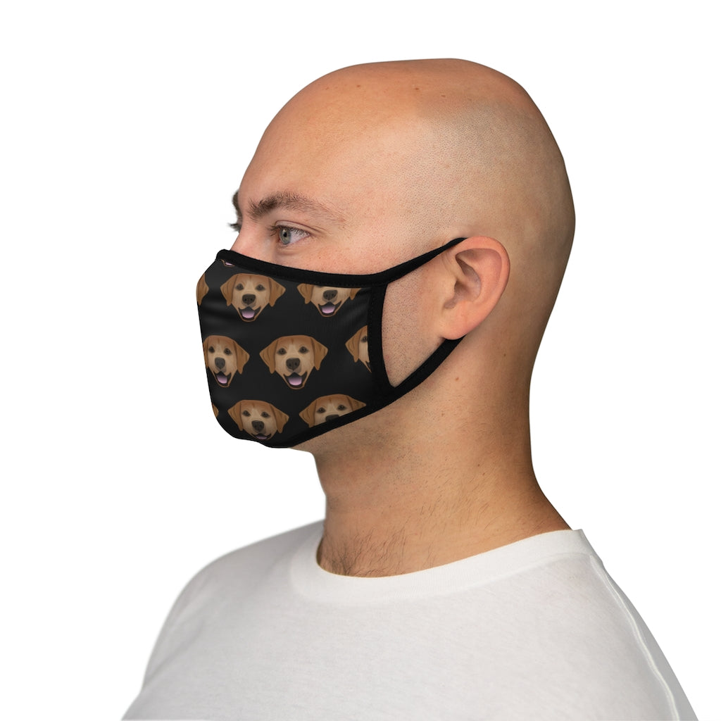 Yellow Labrador Face Mask