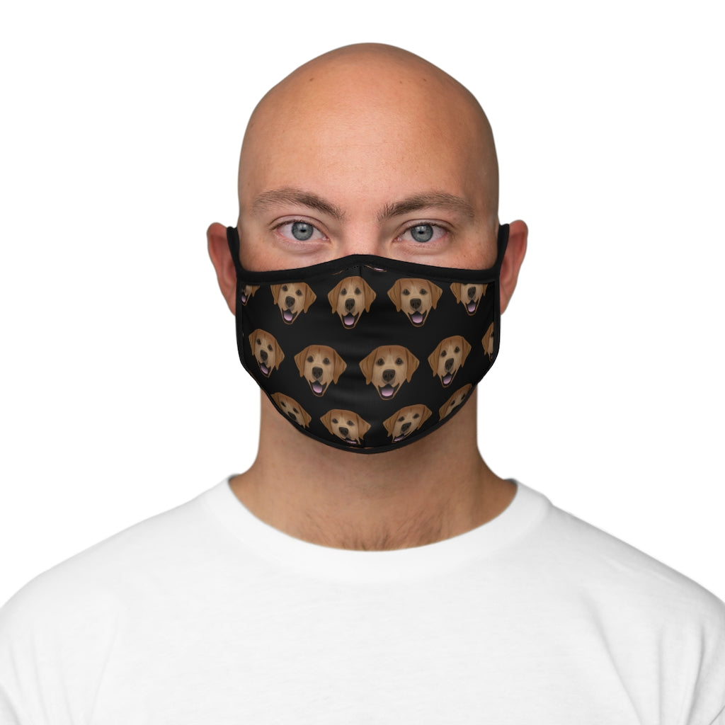 Yellow Labrador Face Mask